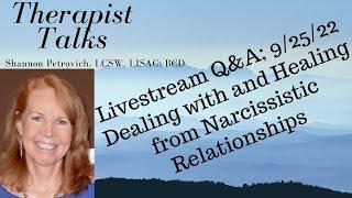 Livestream Q&A Dealing with and Healing from Toxic Relationships