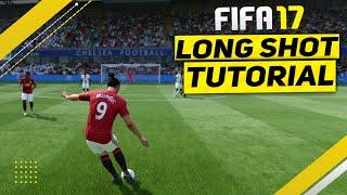 FIFA 17 LONGSHOT TUTORIAL - THE SECRET TO ALWAYS SCORE GOALS FROM LONG RANGE in FIFA 17 FUT & H2H