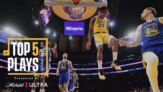 Top 5 Plays of Lakers vs Warriors  2023 NBA Playoffs