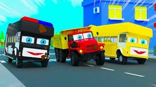 Rain Rain Go Away  Nursery Rhymes & Kids Songs  Baby Trucks For Children