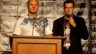 Fedor Emelianenko Affliction Post Fight Comments