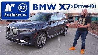 2019 BMW X7 xDrive40i Luxury - Kaufberatung Test deutsch Review Fahrbericht Ausfahrt.tv