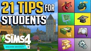 Tips for Students & Attending School The Sims 4 Discover University Gameplay Guide