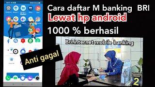 cara daftar internet banking BRI Aktivasi mTOKEN ID Lewat hp android