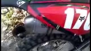 AMC 170 Motocross Exhaust Sound Test Knlapot KLX 150