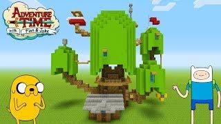 Minecraft How To Make Finn and Jakes Tree House Adventure Time Treehouse