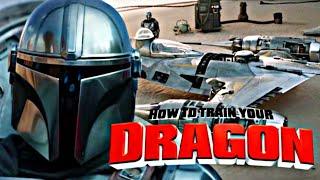 Mandalorian Naboo fighter How to Train your Dragon style IMAX HD