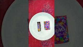 Snickers Chocolate Bar and Gems Chocolate Designer Popsicle  #shorts #youtubeshorts