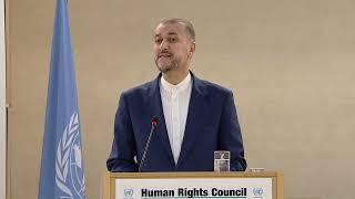 HRC55  Hossein Amir-Abdollahian Minister for Foreign Affairs of the Islamic Republic of Iran