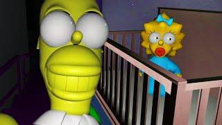 THIS SIMPSONS HORROR GAME IS GENUINELY TERRIFYING.. - 3 Random Horror Games
