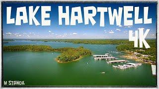 Lake Hartwell 4K DJI Mavic Air 2 Footage 2 Hours NE of AtlantaBeautiful Lake on the SC GA Border