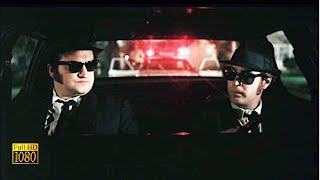 The Blues Brothers 1980 - Sam and Dave  Getting Pulled Over Scene. Enhanced 1080p