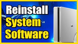 How to Reinstall System Software on PS4 Safe Mode