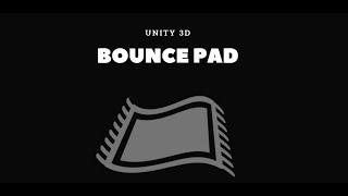 How To Make A BOUNCE PAD in 4 MINUTES  Unity 3D