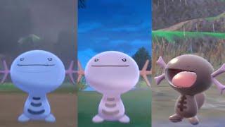 WOOPER PALDEAN FORM vs JOHTO and SHINY Wooper Comparison