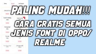 Mudah BangetCara Ganti Font Sepuasnya Di OppoRealme Gratis