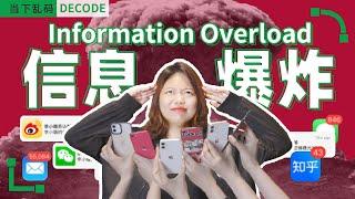 你每天到底刷了多少信息？我替你算了算｜How much Information do You Intake Everyday?｜当下频道DXChannel｜当下乱码DECODE