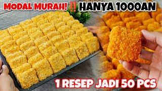 IDE JAJANAN 1000AN 1 RESEP JADI 50 PCS JUALAN INI BISA FROZEN FOOD KALO GA HABIS BISA MASUK KULKAS