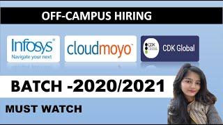 OFF-CAMPUS HIRING  BATCH - 20202021  MUST WATCH