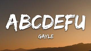 GAYLE - abcdefu Lyrics