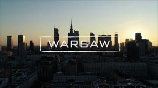 Golden Hours Over Warsaw Poland  4K Drone 2023