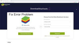 How To Download Bluestacks 4 Android 64-bit  Fix Error Problem 