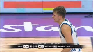 Luka Dončić Full Highlights vs Ukraine 14 PTS 10 RBS 6 ASTS in 23 MINS Round of 16Eurobasket 2017