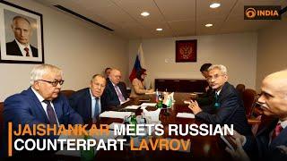 Jaishankar meets Russian counterpart Lavrov  DD India