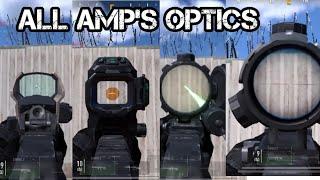 All AfterMarket Parts AMPS Optics Showcase in Warzone Mobile