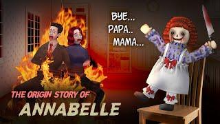 The Origin of the Demonic Doll ANNABELLE #HORRORMYSTERY  Ghost Cartoon Horror Animation