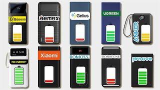 Тестуємо Повербанки Xiaomi Baseus Ugreen Anker Remax Romoss Gelius Proove Borofone Noname