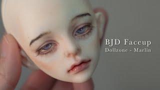 Bjd Faceup - Dollzone - Marlin 化妝過程 - DZ - 馬林 2022