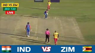 Live India Vs Zimbabwe 3rd T20 Match Live  IND vs ZIM Match Live Score & Commentary