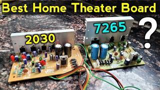 TDA2030 2.1 Home Theater board TDA7265 Board Best sound  Electronics Verma