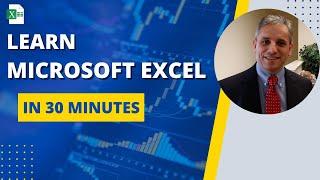 Excel Tutorial Learn Excel in 30 Minutes - Just Right for your New Job Application