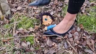 Teddy Bear Crushing in Slingback Heels Asmr Sample