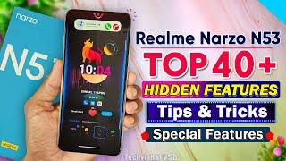 Realme Narzo N53 Tips and Tricks  Best 40+ Hidden Features Settings  Realme Narzo N53 Features