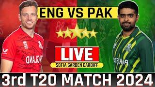 Live Pakistan vs England 3rd T20 Match  Today Live Cricket Match  Eng vs Pak Live Score #pakvseng