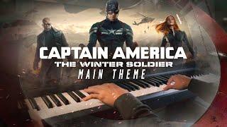 Captain America 2 The Winter Soldier Main Theme Piano Cover+SHEETS