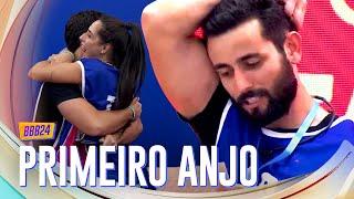 MATTEUS VENCE A PRIMEIRA PROVA DO ANJO   BBB 24