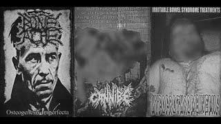 BONEACHE  CANNIBE  HYPOPROTHROMBINEMIA - 3way split tape Goregrind  Gorenoise