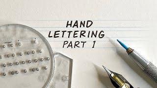 HAND LETTERING Part 1