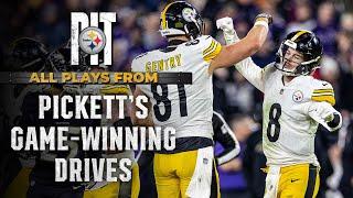 HIGHLIGHTS Game-winning drives led by Kenny Pickett  Pittsburgh Steelers