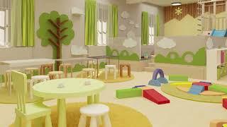 Stunning Kindergarten Design interior  inspiration