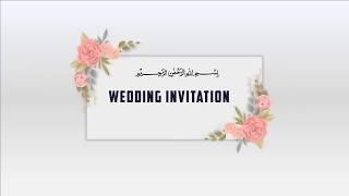 Undangan pernikahan Video Islami Terbaru 2019  Wedding Invitation