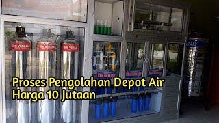 Setiap hari minum air galon tapi tidak tau prosesnya? Begini proses pengolahan depot air isi ulang