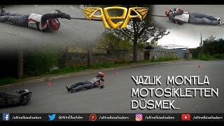 Yazlık Montla Motosikletten Düşmek