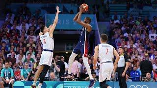돌아온 케빈 듀란트의 지구 1옵션 모드  국가대표 농구 미국 VS 세르비아