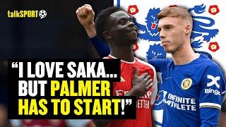 HONEST Arsenal Fan ADMITS Hed RATHER Start Cole Palmer OVER Bukayo Saka For England At EURO 2024 