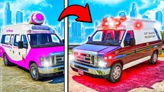 I Converted THIS Ice Cream Van into the BEST Ambulance in GTA 5